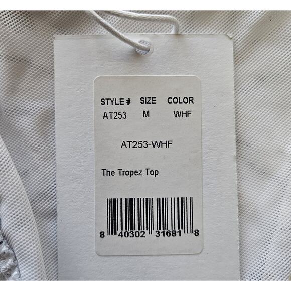 ANDIE x DEMI MOORE Swim Women's M The Tropez Top Triangle Bikini Fireworks NEW - Picture 5 of 7